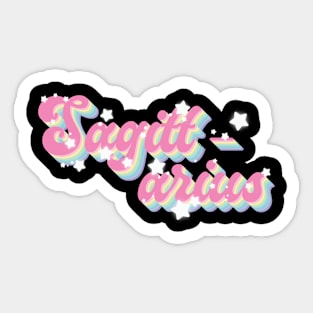 Groovy Sagittarius Sticker